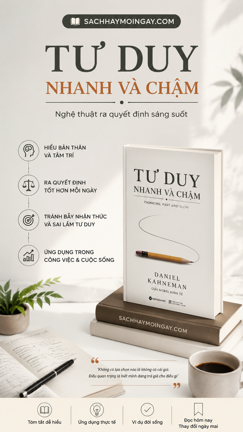 Tư Duy Nhanh Và Chậm - Sách Về Trí Tuệ Con Người (Thinking fast and slow - Daniel Kahneman)